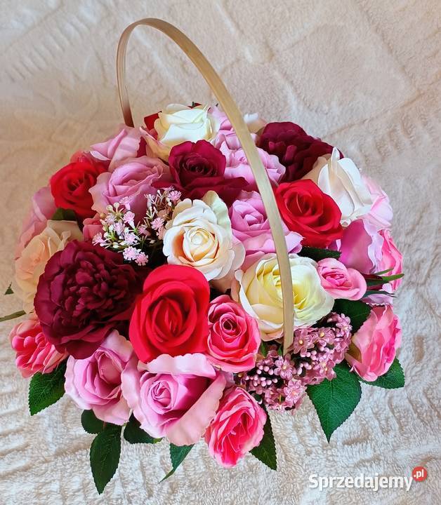 Kosz prezentowy wielokolorowy Łęgowo sprzedam