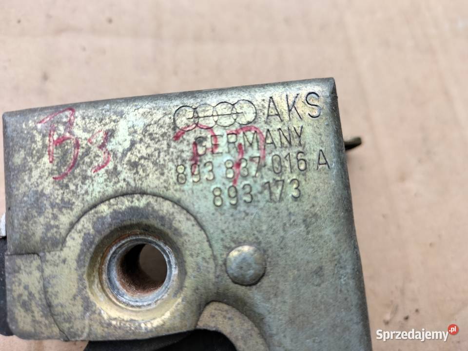 Audi 80 B3 80B3 893837016A ZAMEK DRZWI PRAWY lubelskie Kamień-Kolonia