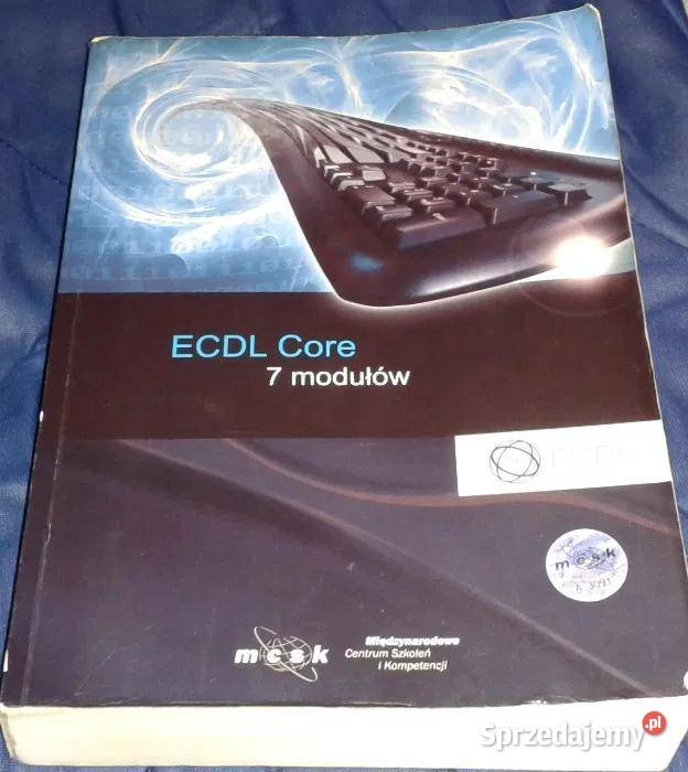 ECDL Core 7 modułów Redaktor Robert Panas Chełm sprzedam
