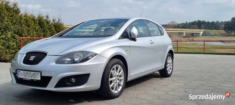 Seat Leon 16 TDI 105 zadbany bogate wyposażenie Rok produkcji 2011 wielkopolskie Pyzdry