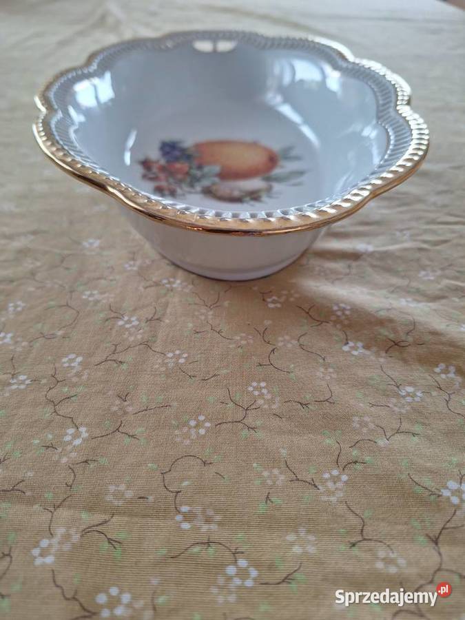 Patera talerz ażurowa dekoracyjna BAVARIA Gdańsk