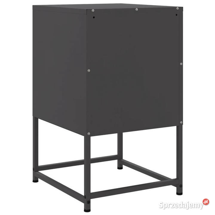 Szafka nocna czarna 36x39x605 stal WM846458 mazowieckie Warszawa