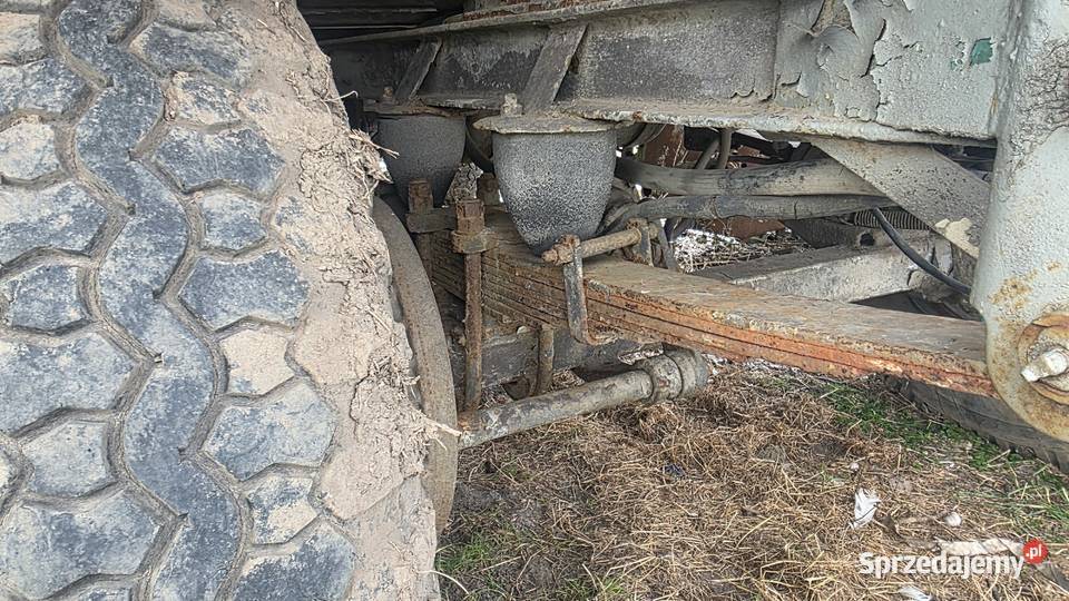 Przyczepa rolnicza IFA HL 8011 12 TON uszkodzony dolnośląskie Wojkowice