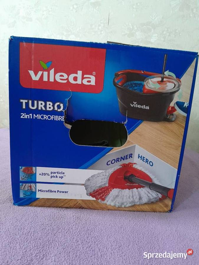 Vileda Turbo 2in1 Microfibre Mop Obrotowy Zestaw sprzedam
