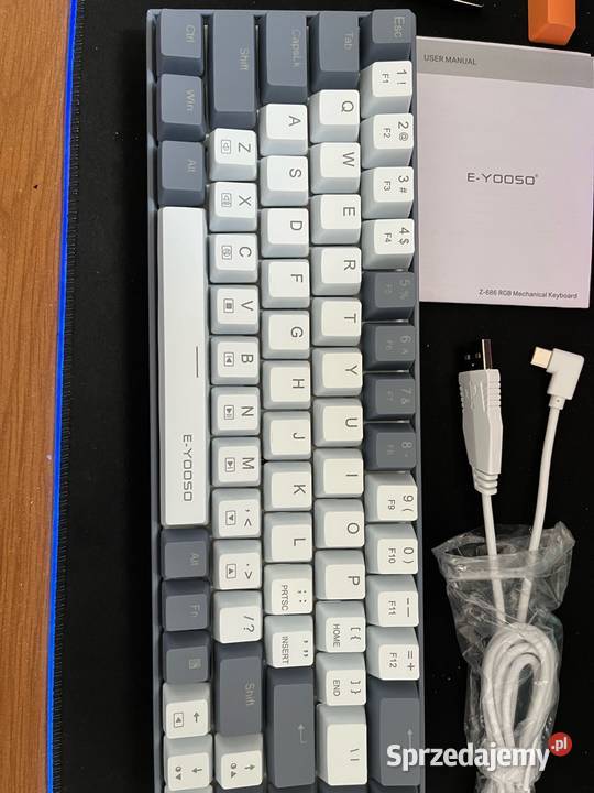 Klawiatura gamingowa 60 RGB NOWAmix kolor Bielsko-Biała