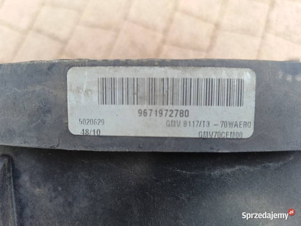 Wentylator chłodnicy z obudową Peugeot 206 14HDI