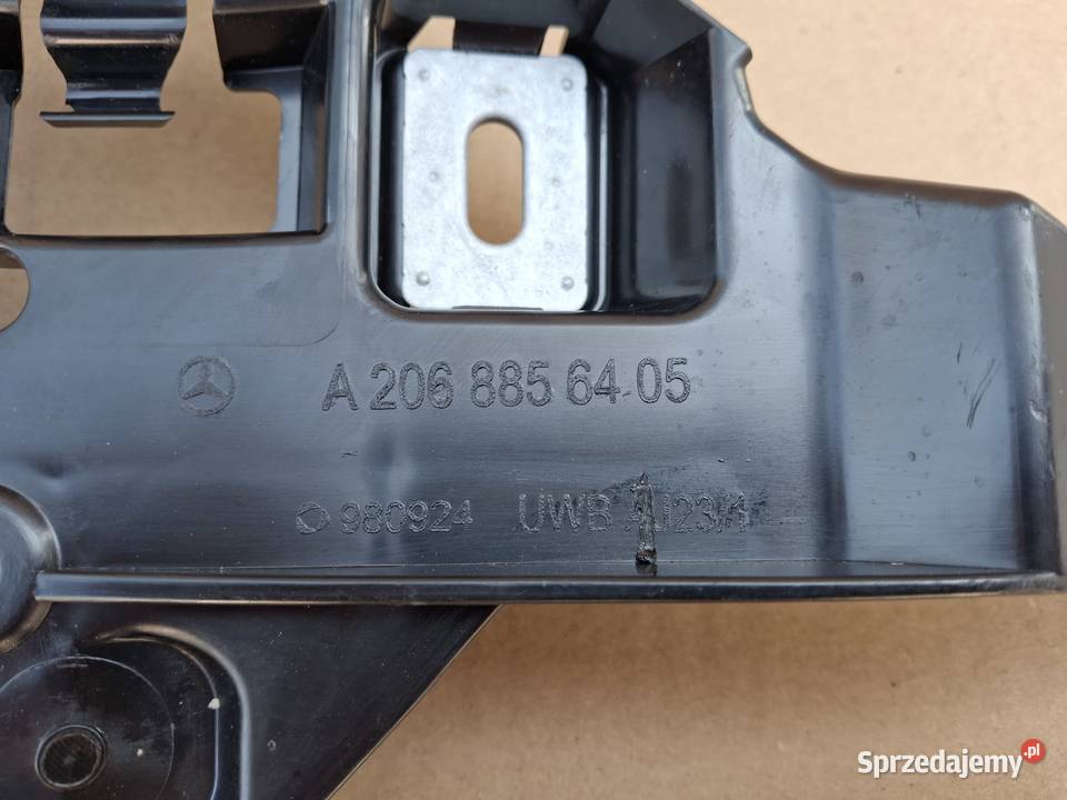 MERCEDES CKLASA W206 ŚLIZG ZDERZAKA PRAWY TYŁ Bieleń