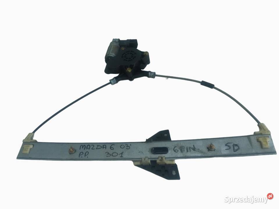 MECHANIZM PODNOŚNIK SZYBY PRAWY PRZÓD MAZDA 6 Mechanizmy opuszczania szyb