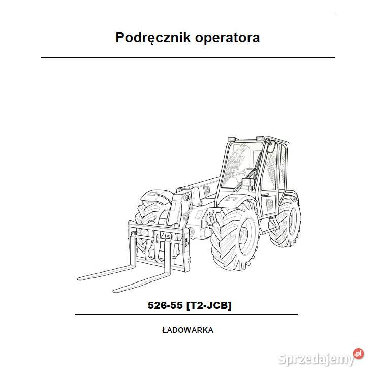DTR Instrukcja operatora katalog obsługi UDT