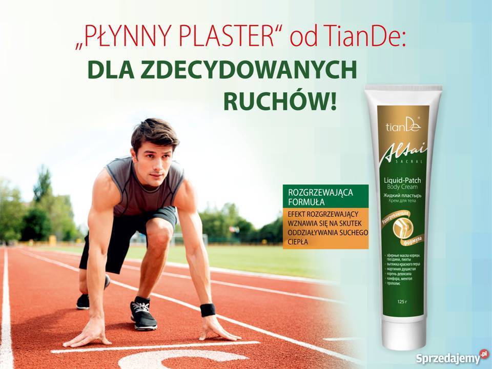 Krem do ciała Plaster w płynie TianDe Kołobrzeg Pozostałe