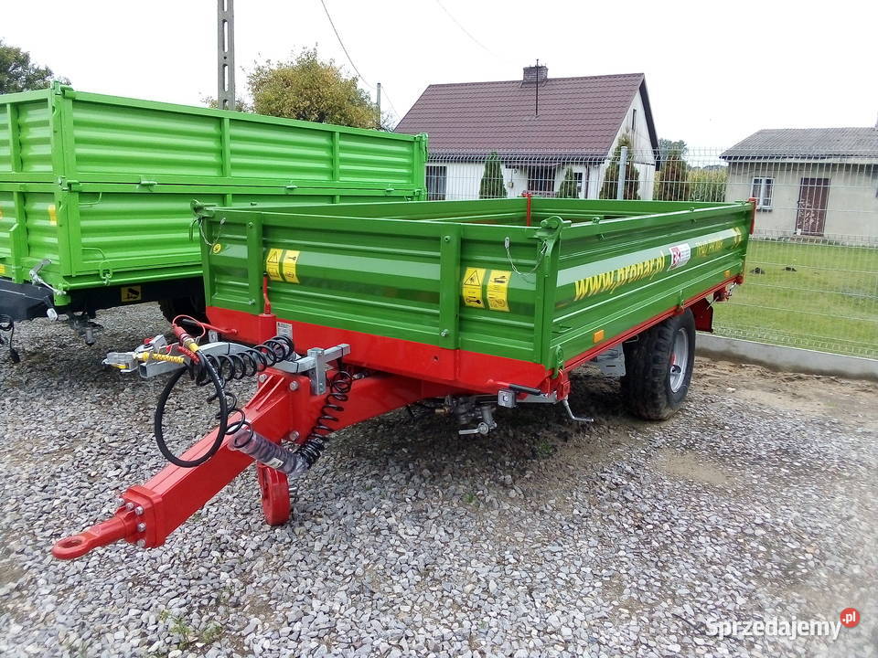 Przyczepa rolnicza jednosiowa Pronar T6542 nieuszkodzony