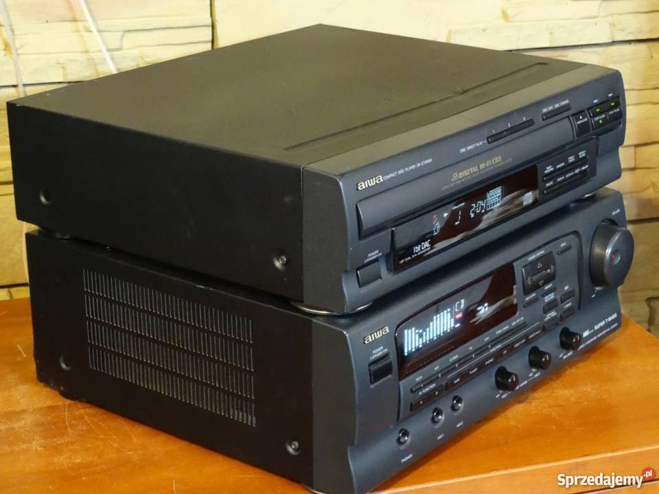 mocny wzmacniacz Aiwa MXZ3000 z korektorem i CD podkarpackie sprzedam