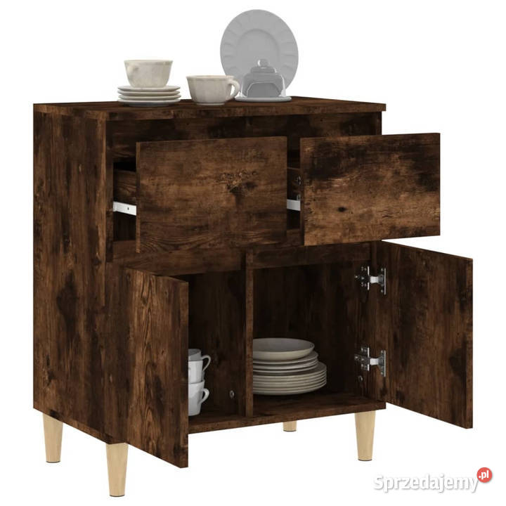 Komoda przydymiony dąb 60x35x70 materiał Warszawa