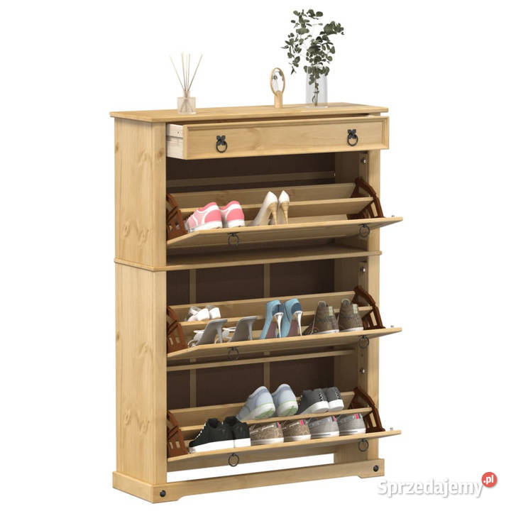 Szafka na buty Corona 99x32x138 lite drewno mazowieckie Warszawa