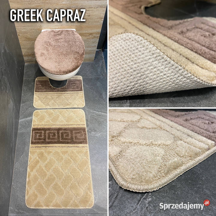 ZESTAW DYWANIKÓW ŁAZIENKOWYCH 50X80 GREEK CAPRAZ 0.8m podlaskie Białystok sprzedam
