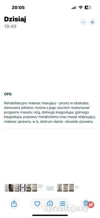 Materac masujący ENABIO 2 Zbąszynek