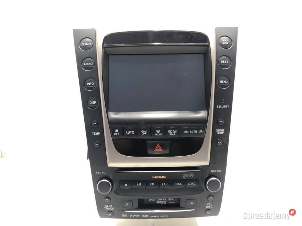 RADIO NAWIGACJA LEXUS GS 8611130550 0512 osobowe podkarpackie