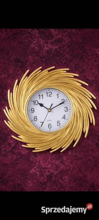 Stylowy zegar słońce łódzkie Pabianice