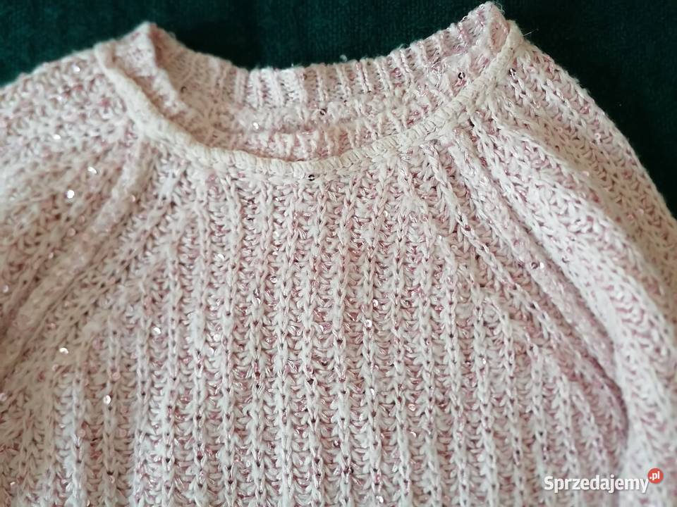 Sweterek z cekinami dziewczynki 104 Łódź