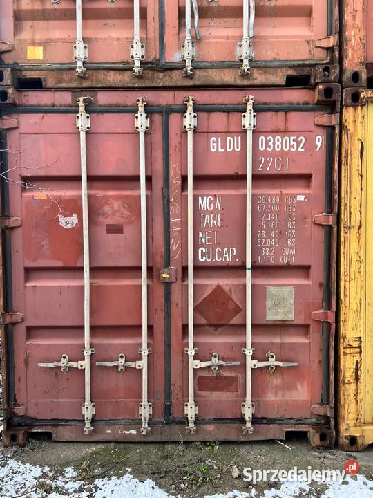 Kontenery morskie 20DVużywane Magazynowanie Gdynia sprzedam