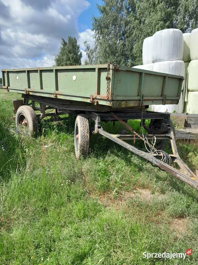 Przyczepa d 47 3 stronny wywrot nieuszkodzony Mońki sprzedam