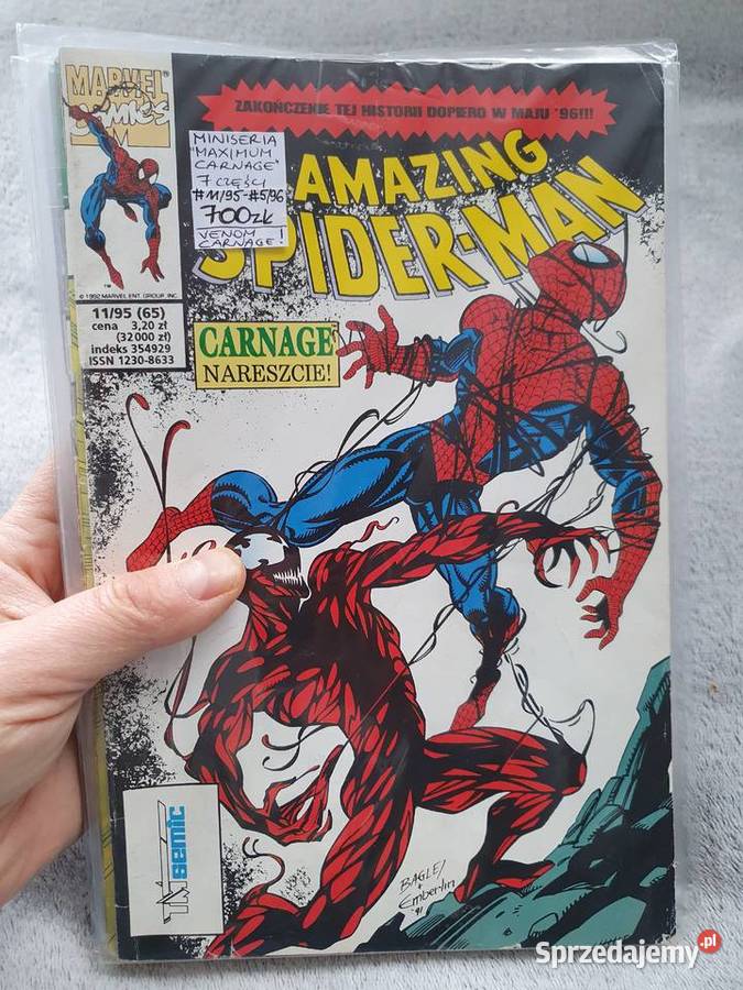 SpiderMan wydawnictwo TMSemic zestaw 93 komiksów Gdynia