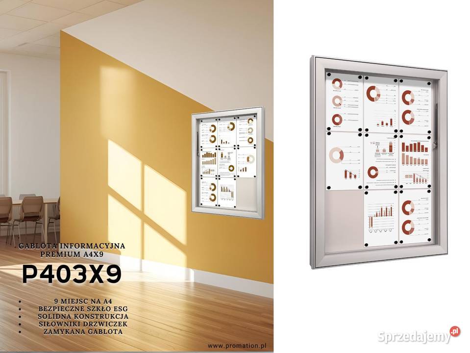 Gablota informacyjna zewnętrzna solidna do dolnośląskie Wrocław sprzedam