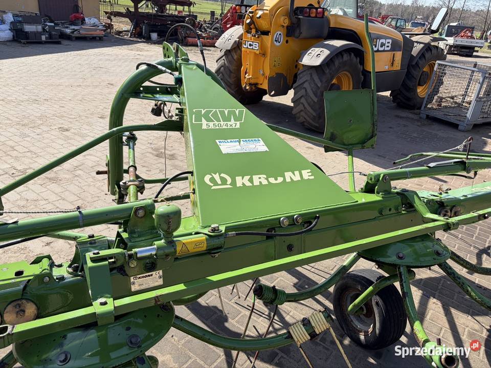Przewracarka Krone KW 5504x7 przetrząsarka 4 Krone Myszyniec