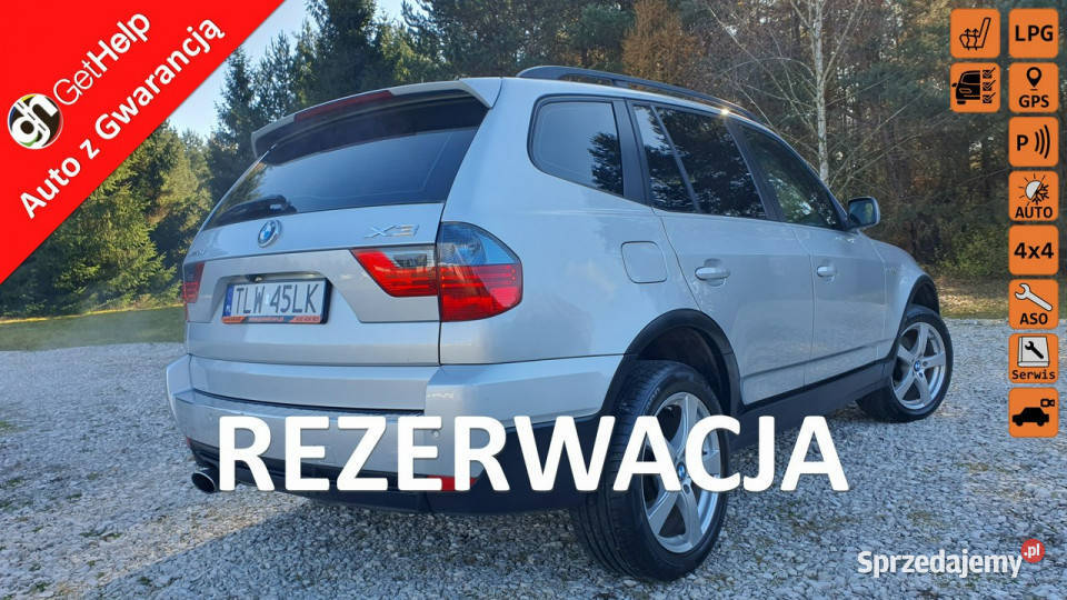 BMW X3 20i 150 LPG LIFT 4x4 NAVI PDC Mega światła przeciwmgielne