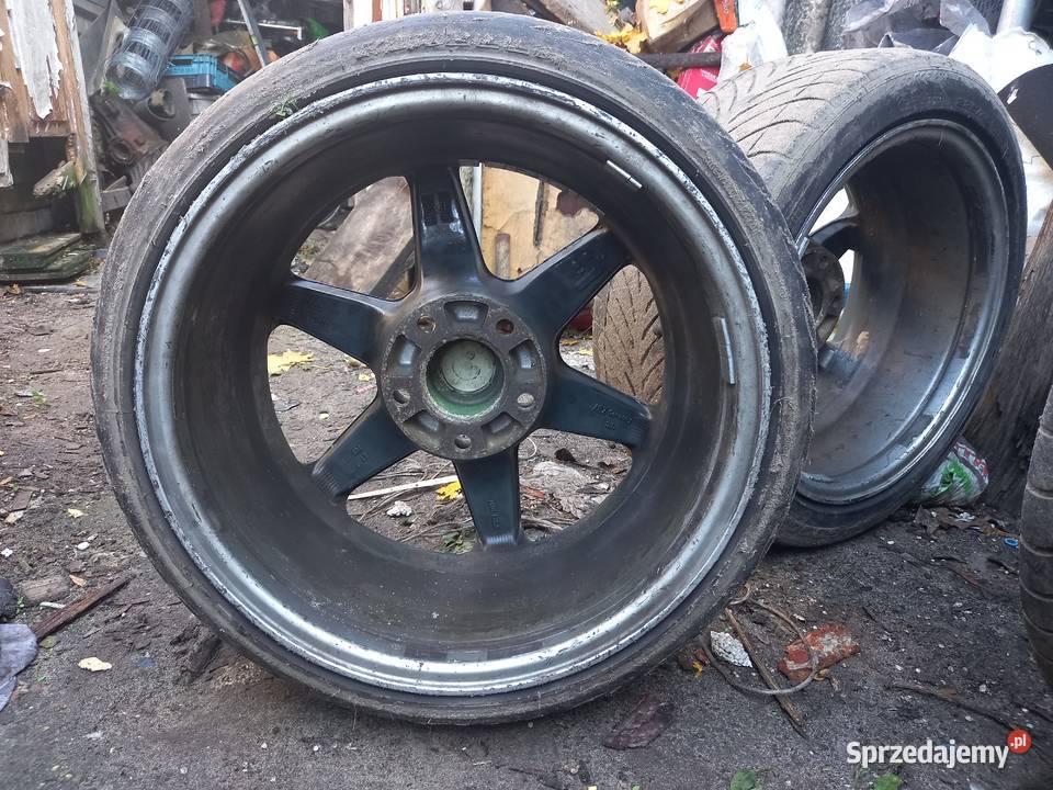 Felgi aluminiowe AEZ 17 5x120 opony letnie BMW Luborcza sprzedam