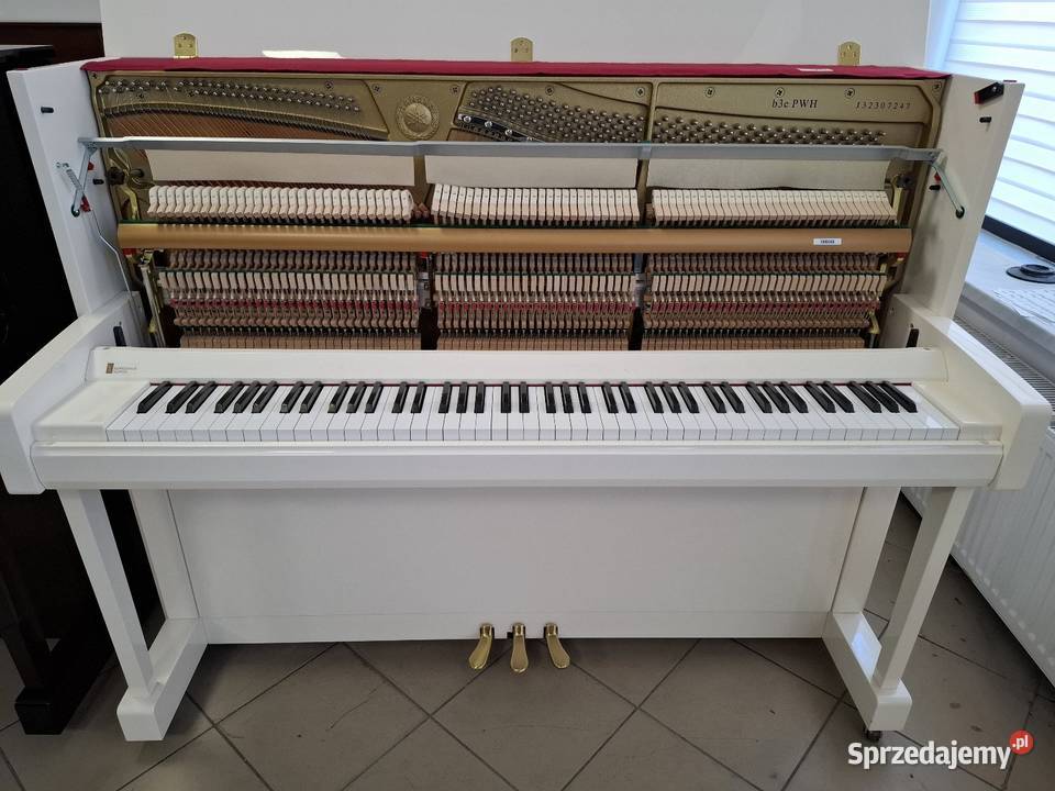Pianino Yamaha B3 E PWH stan fabryczny Brzesko