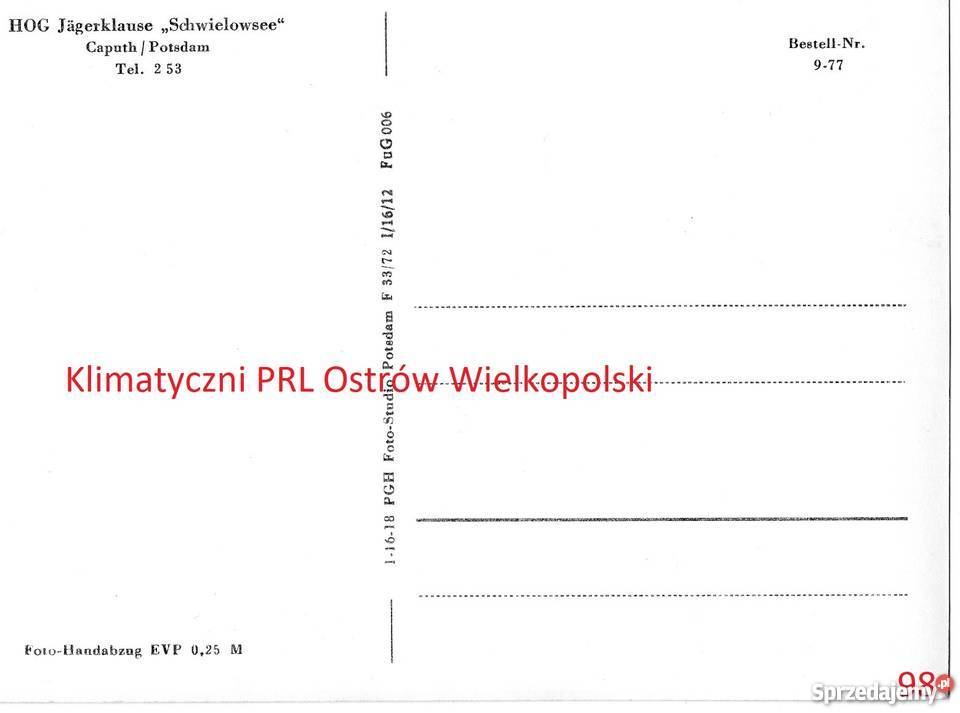 Pocztówka Post card Schwielowsee Jagerklause Bielsko-Biała
