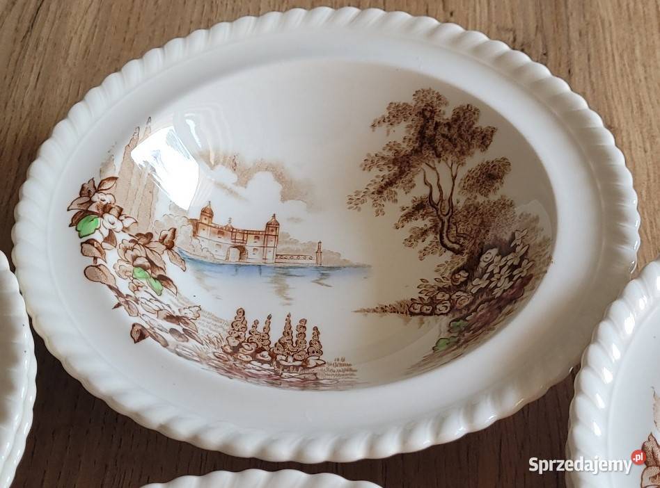 Angielska kostna porcelana Johnson Bros cru Porcelana i szkło Kraków