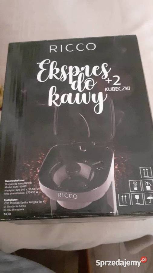 Ekspres do kawy RICCO 2 kubeczki Szczecin