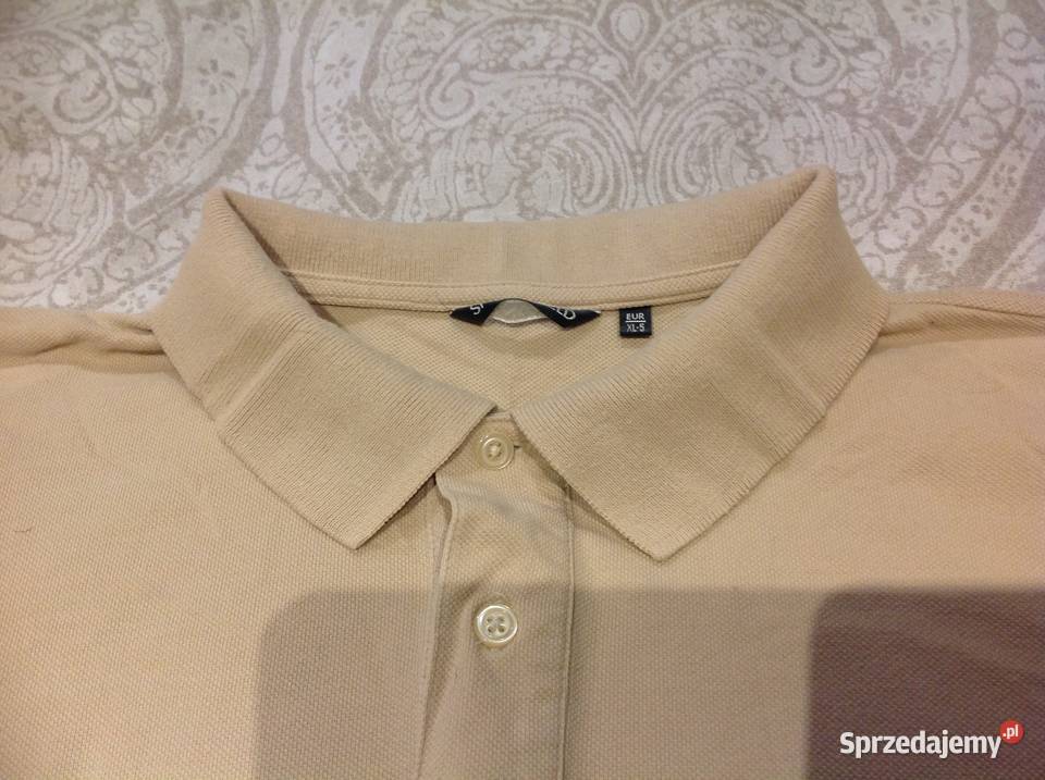 Koszulka Polo Męska SPRINGFIELD L XL BEŻOWA