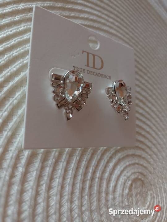 Bogato zdobione kolczyki Biznesowe z Londynu małopolskie Kraków