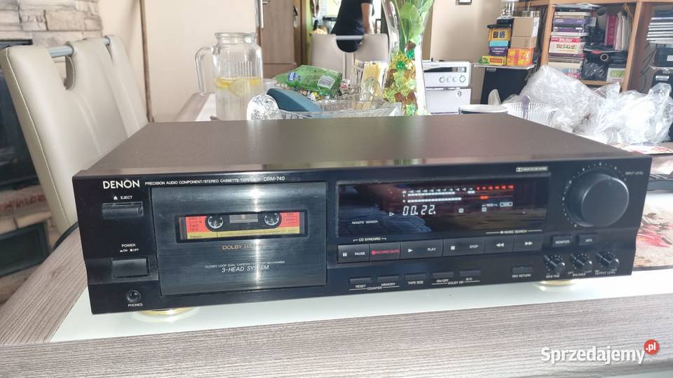 Magnetofon Denon DRM740 3Head Dolby B C MPX Warta sprzedam