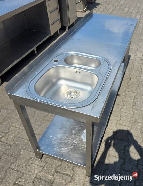 Zlew Gastro 2 komorowy z Półką 1706085 M938 N Nowe Skalmierzyce sprzedam