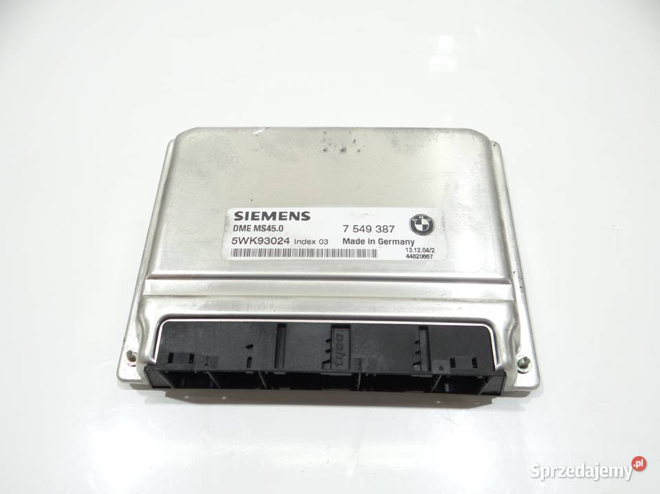 KOMPUTER STEROWNIK SILNIKA BMW E60 E61 M54B25 Strzyżewice