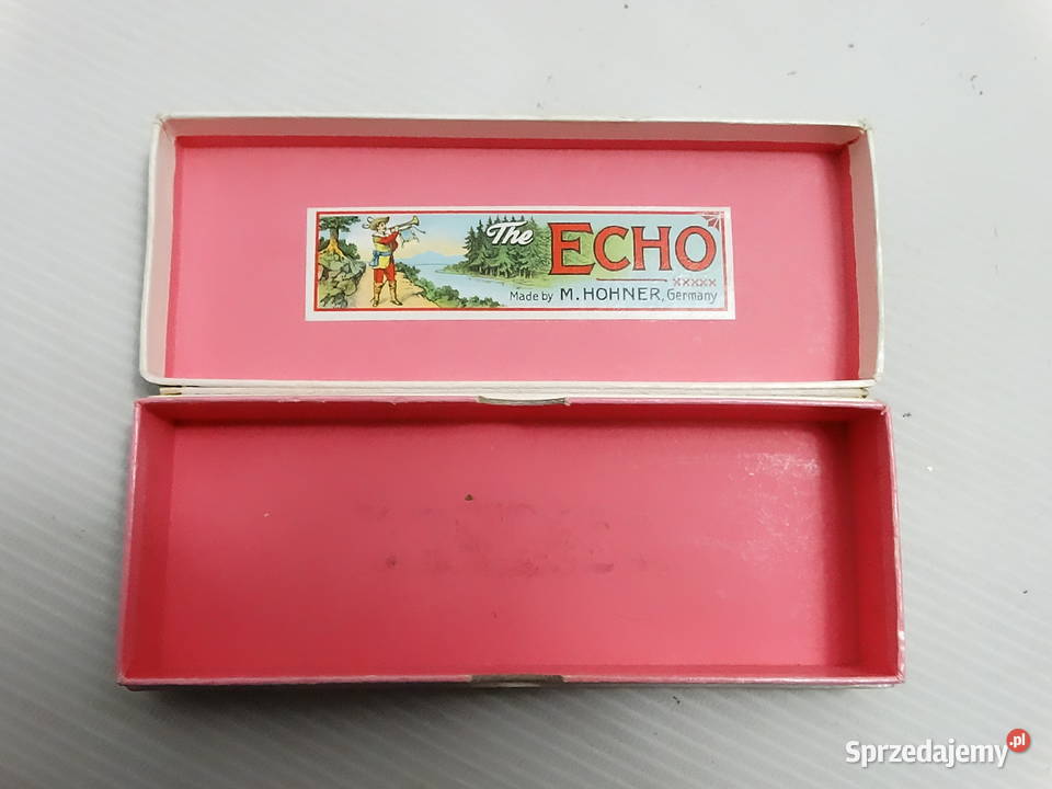 Stara Harmonijka Ustna M Hohner The Echo Antyki, Sztuka, Kolekcje Biłgoraj