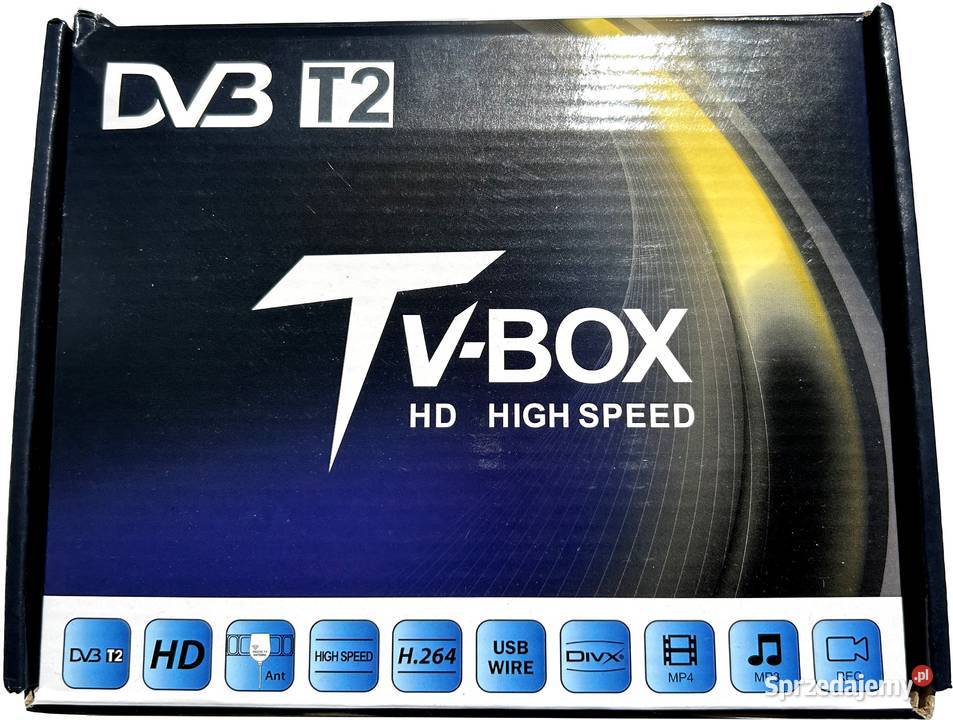 Tuner Cyfrowy Samochodowy TV DVBT2 H265 HEVC Białystok sprzedam