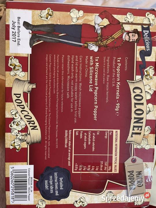 Dzbanek do robienia popcornu mazowieckie Warszawa