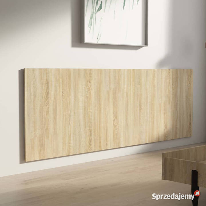 Zagłówek łóżka ścienny dąb sonoma 240x15x80 Warszawa