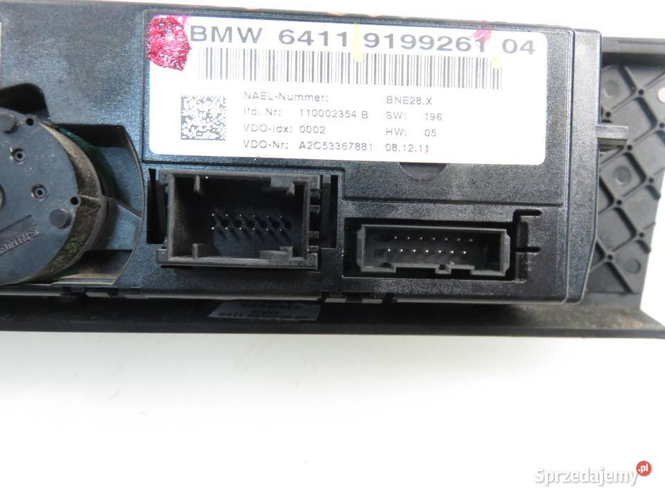 KLIMATRONIK BMW 3 kabriolet E93 9199261 6962589