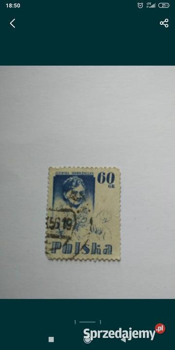 Znaczek 1956 Ludwika wawrzyniak dolnośląskie sprzedam