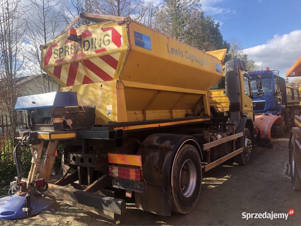 Mercedes Axor 1824 4x2 piaskarka solarka schmidt 240KM Sędziszów Małopolski sprzedam