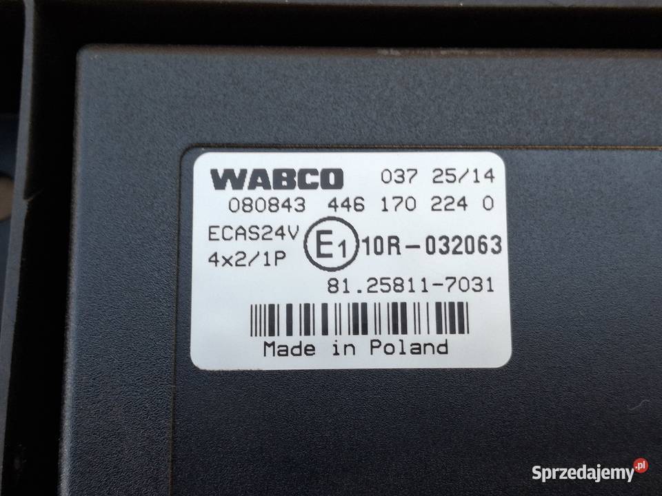 MAN TGX TGS STEROWNIK PODUSZEK ECAS MODUŁ KASE Bieleń