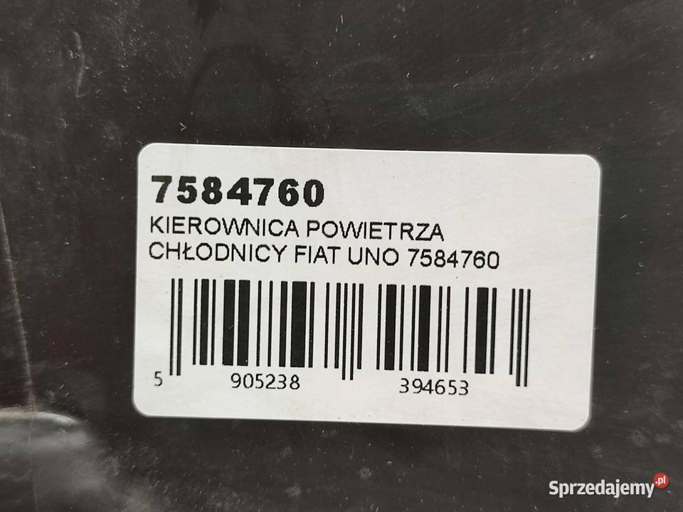 OSŁONA DOLNA CHŁODNICY FIAT UNO TURBO 19832002