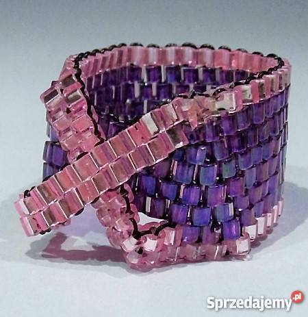 Pierścionki szyte z koralików CUBE Katowice