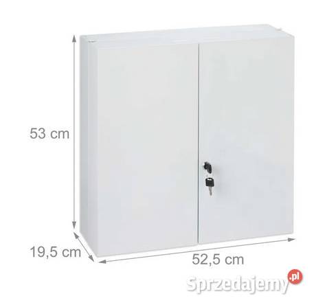 Metalowa szafka Relaxdays biała apteczka Super Warszawa